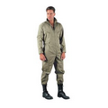 Adult Foliage Green Long Sleeve Flightsuit (2XL)